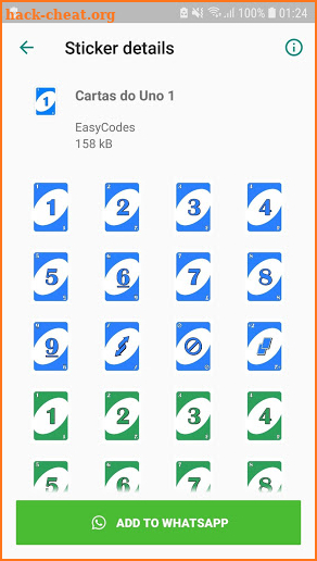 Uno stickers for WhatsApp - WAStickerApps screenshot