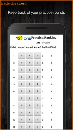 Unofficial App for OAS Archery screenshot