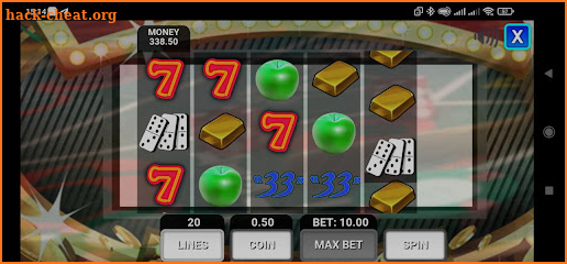 Unreal 777 slots machine screenshot