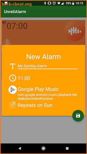 UnreliAlarm - Podcast and music alarm! screenshot