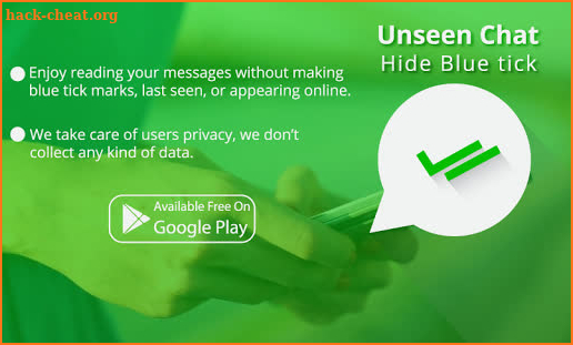 Unseen Chat, Hide Blue Ticks from Chat screenshot