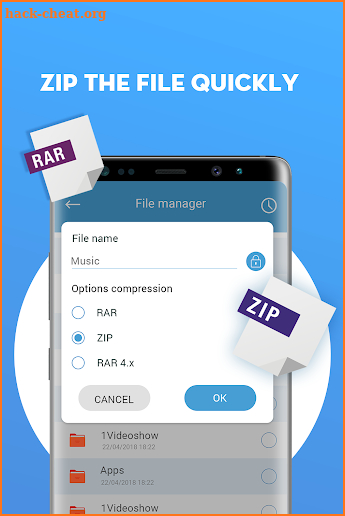 Unzip files - Zip file opener. screenshot