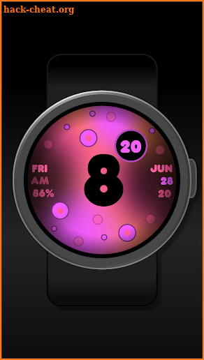 UP IN SPACE Watch Face VS222 screenshot