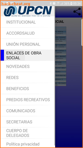 UPCN ANSES screenshot