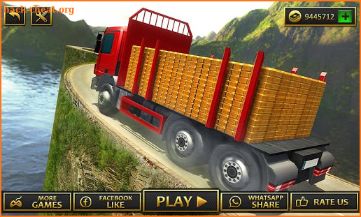 Uphill Gold Transporter Truck Drive screenshot