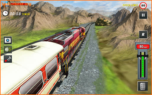 Uphill Train Track Simulator screenshot