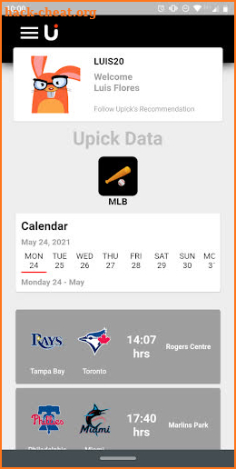 Upickdata screenshot