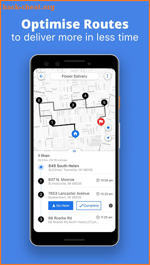 Upper Route Planner - Delivery Routes Made Easy screenshot