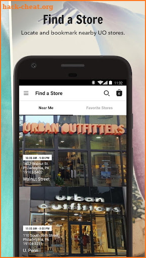 Urban Outfitters screenshot