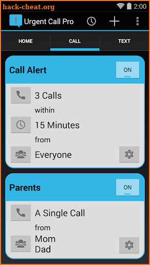 Urgent Call Pro screenshot