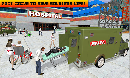 US Army Ambulance Rescue Game Simulator screenshot