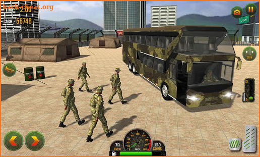 US Army Bus Driving - Military Transporter Squad screenshot