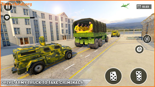 US Army Prisoner Transport: Plane Simulator screenshot