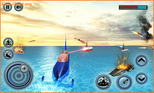 US Army Robot Shark Submarine Transform Robot Game screenshot