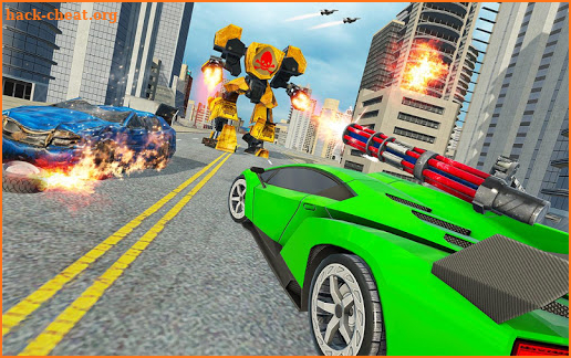 US Army Robot Transforming Jet Car Tank War screenshot