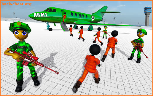 US Army Stickman Prisoner Transport screenshot