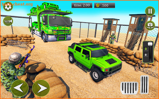 US Army Transporter Truck Game screenshot