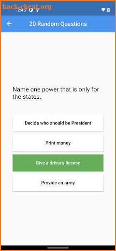 U.S. Citizenship Test 2021 with Audio screenshot