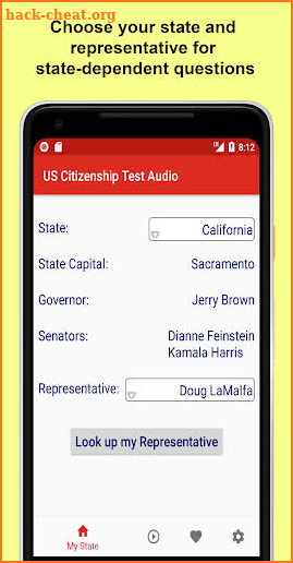 US Citizenship Test Audio 2021 screenshot