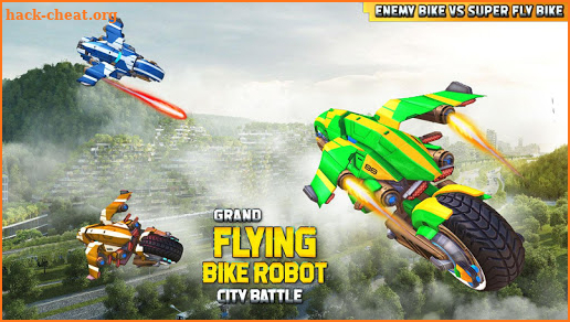 US Flying robot bike revenge 3D screenshot