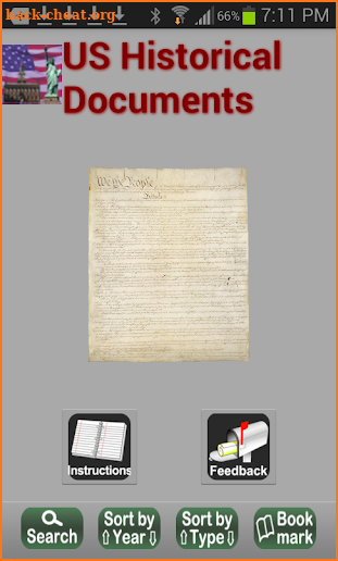 US Historical Documents screenshot