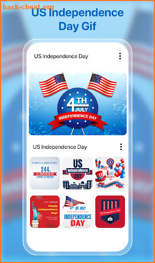 US Independence Day GIF : 4th July Wishes GIF screenshot