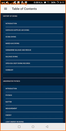 US Navy Dive Manual and Calculator - Revision 7 screenshot