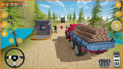 US Offroad Cargo Truck Driving screenshot