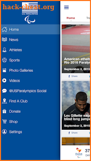 U.S. Paralympics App screenshot