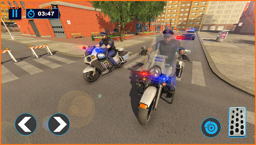 US Police Bike 2019 - Gangster Chase screenshot