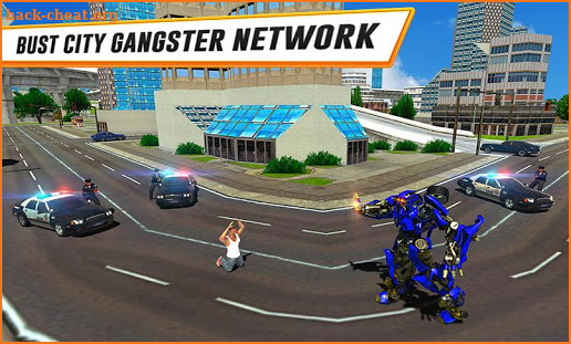 US Police Car Real Robot Transform: Robot Car Game screenshot