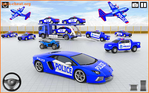 US Police Car Transport Cargo screenshot