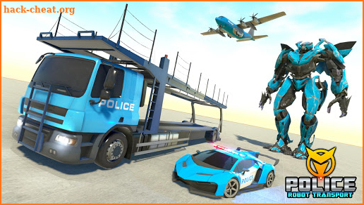 US Police Cop Car: Robot Transport Game 2020 screenshot