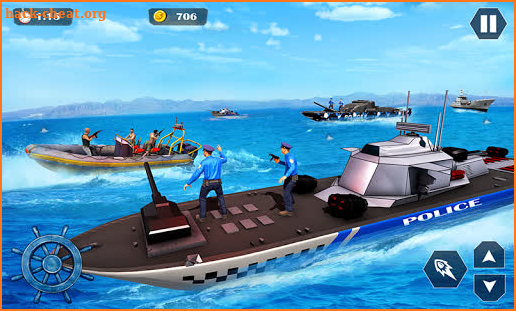 US Police Cop Chase : US Navy Ship Games screenshot