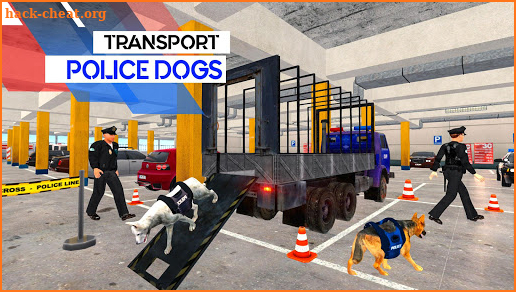 US Police Dog Transport: Multi Level Parking Game screenshot