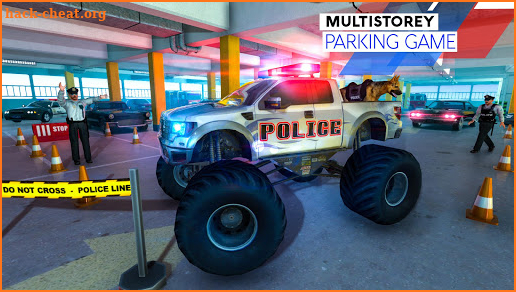 US Police Dog Transport: Multi Level Parking Game screenshot