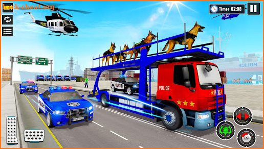 US Police Dog Transporter Truck Simulator screenshot