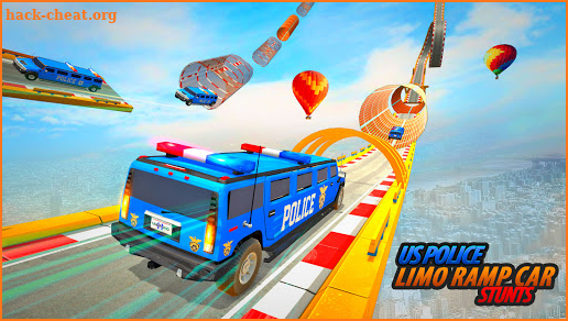 US Police Limo Ramp Car Stunts: Police Car Games screenshot