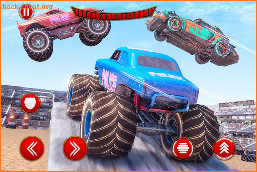 US Police Monster Truck Fighter War : Crash Stunts screenshot