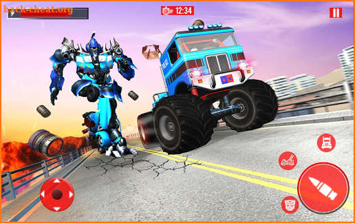 US  Police Monster Truck Robot screenshot