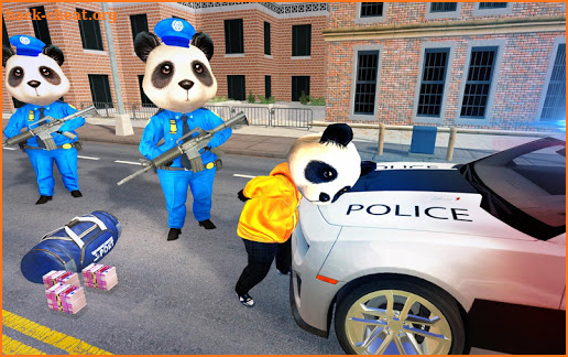 US Police Panda Rope Hero:Police Attack Game screenshot