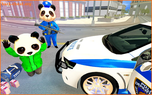 US Police Panda Rope Hero:Police Attack Game screenshot