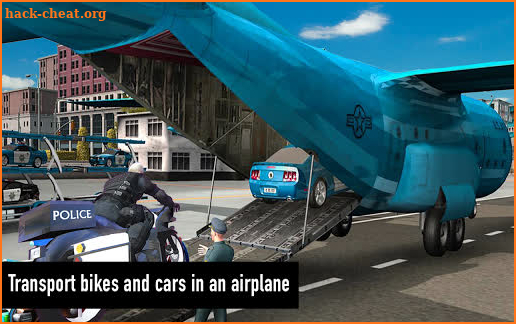 US Police Plane Transporter Game 2019 screenshot