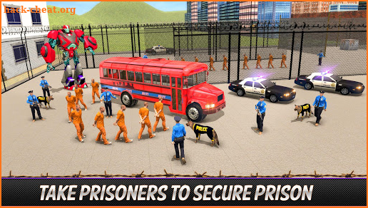 Us Police Prisoner Transport Robot Bus screenshot