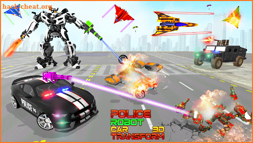 US Police Robot Car Battle screenshot