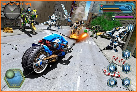 US Police Robot Horse Game - Transforming Robots screenshot