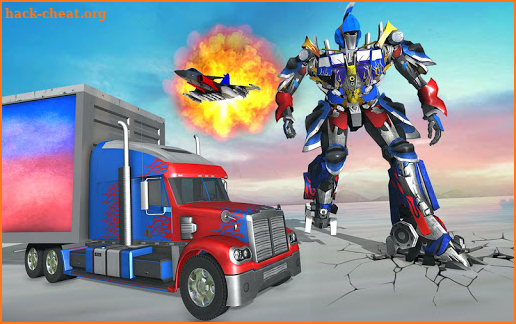 US Police Robot Transform Truck screenshot