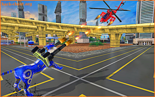 US Police Robot War Tiger Robot Transform Games screenshot