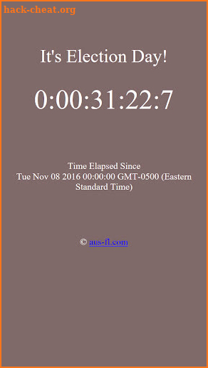 US Presidential Election Day 2020 Countdown screenshot