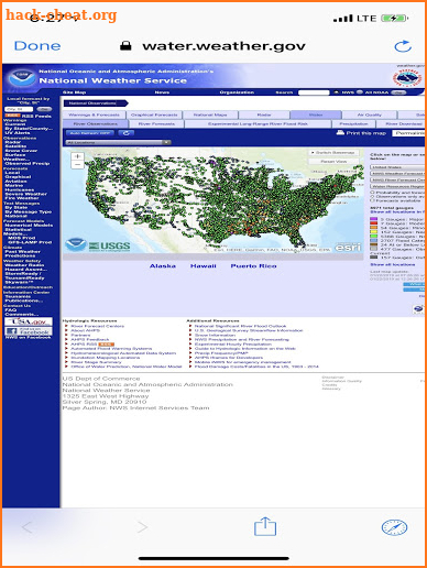 US Water Gauges screenshot